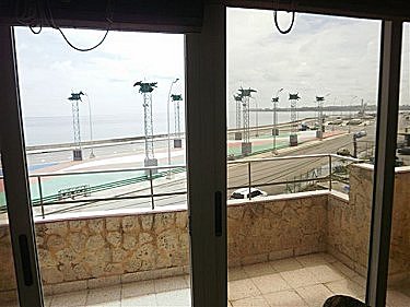 Terraza con vistas al mar